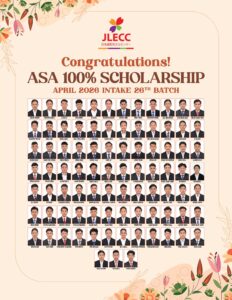  JLECC Announces ASA 100% Scholarship 2026 Intake